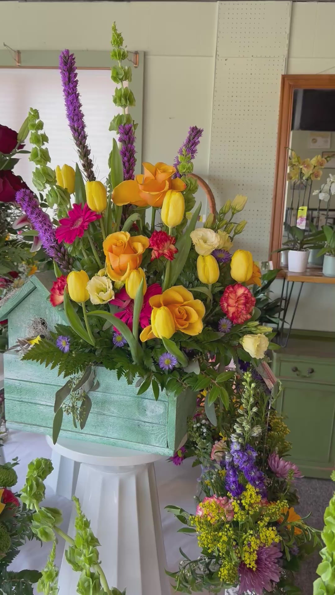 Bird House Arrangement